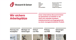 Desktop Screenshot of bossard-geiser.ch